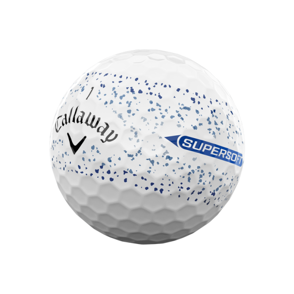 Callaway Supersoft Splatter 360 Blue Golf Balls – Image 2